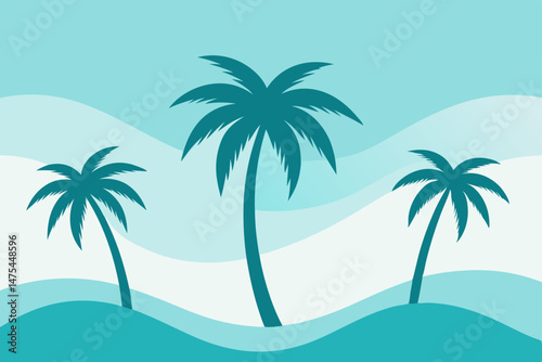 palm tree on the beach