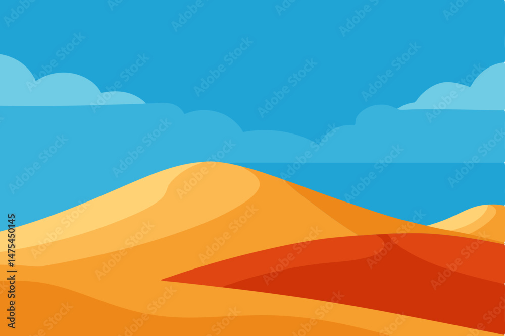 Fototapeta premium sand dunes and sky