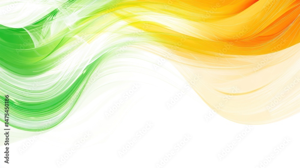 Obraz premium Abstract wavy color gradient background