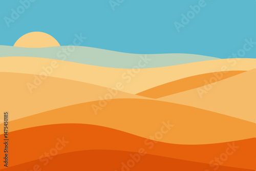 sand dunes in the desert