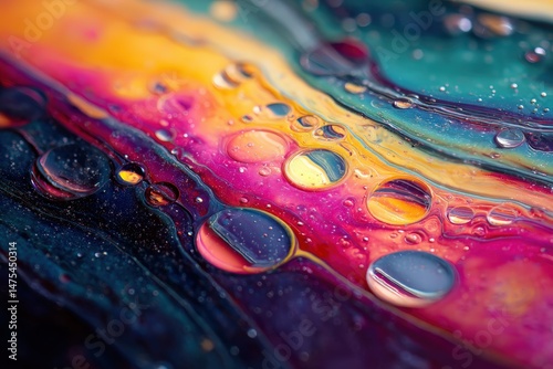 Abstract vibrant compositio...