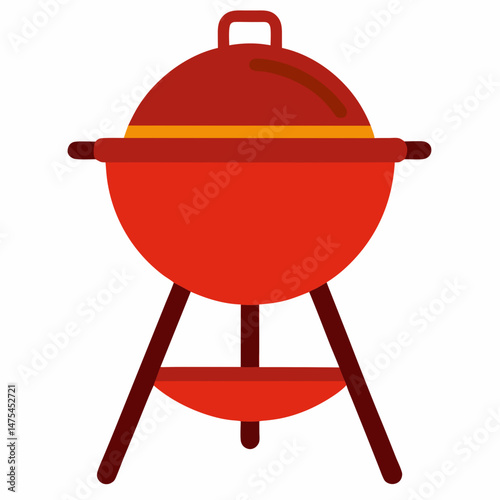 barbecue grill isolated on white