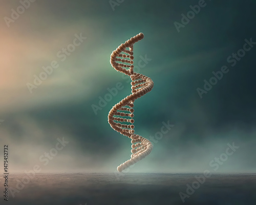 DNA Helix with Science, and Abstract Background.