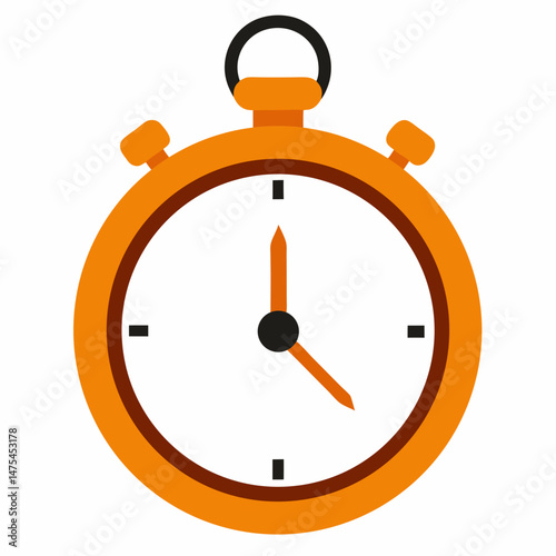 stopwatch isolated on white