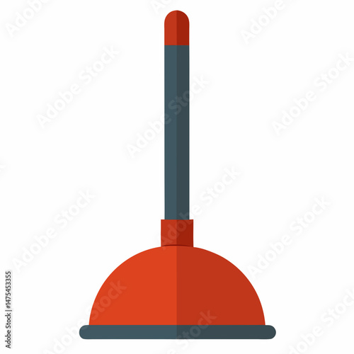 plunger isolated on white background