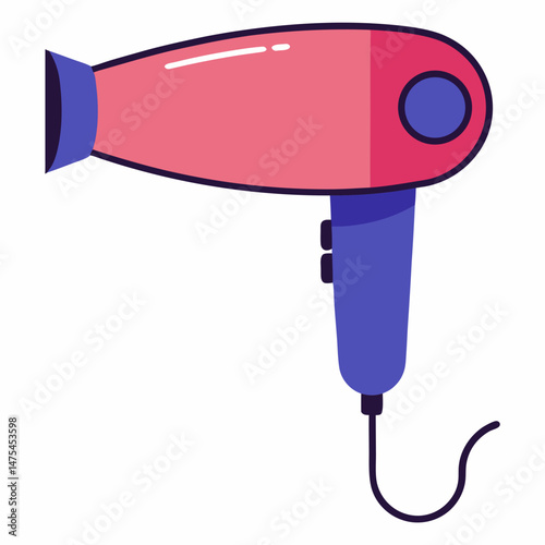hairdryer isolated on white background