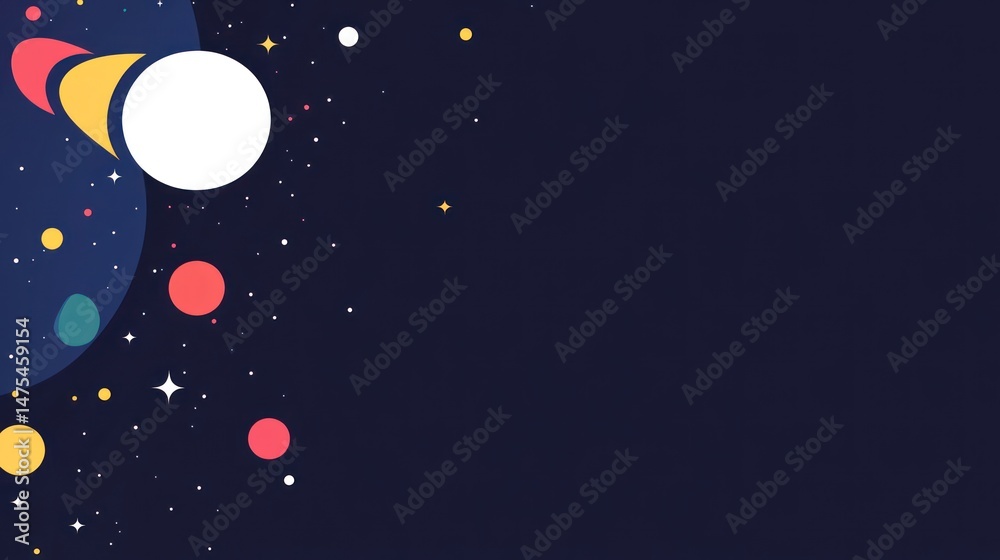 Colorful space abstract background Colorful space abstract background