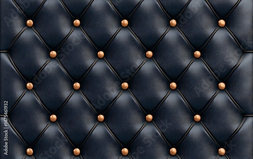 Dark Leather Upholstery Pattern photo