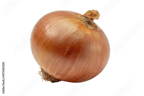 Wallpaper Mural Freshly harvested onion showcasing its golden skin against a clear background Torontodigital.ca