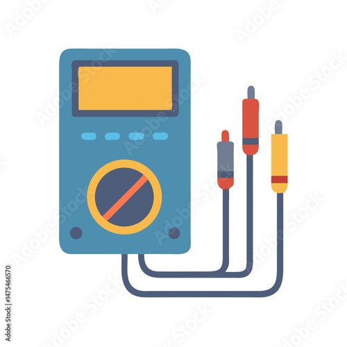 Digital Multimeter with Probes: Electronics, Technology, and Measurements