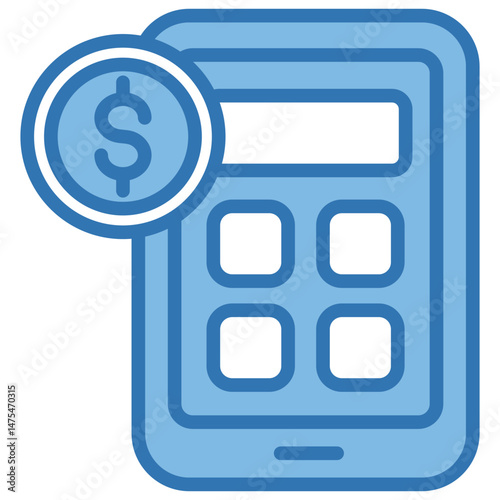 Mobile Budgeting Icon