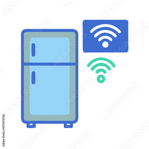 Smart refrigerator with wifi connectivity, internet of things