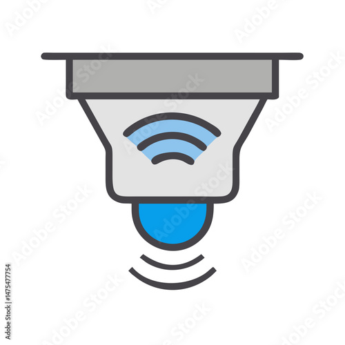 Smart home sensor device monitoring with wireless connection