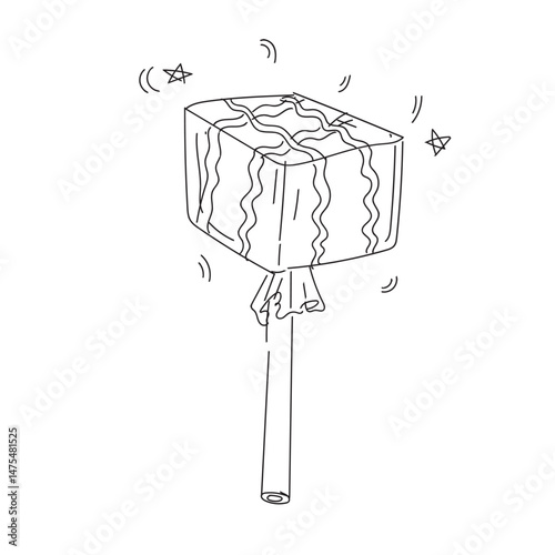 Sweet candy. Candy illustration. Cute hand drown. element for prints, cards, invitation, flyer and poster.