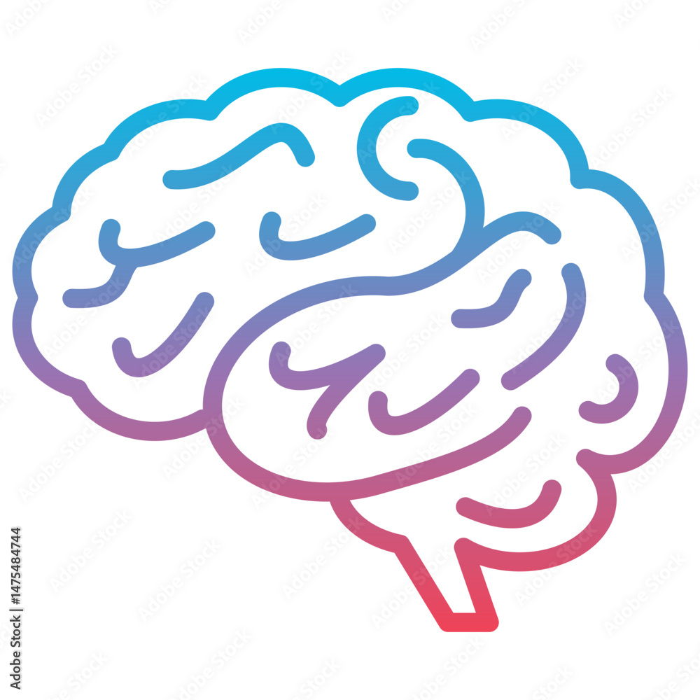 Obraz premium Brain Icon