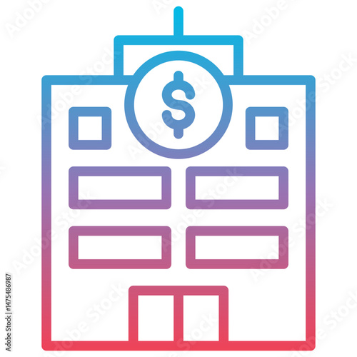 Bank Building Icon