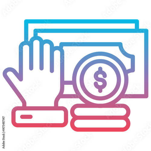 Financial Refusal Icon