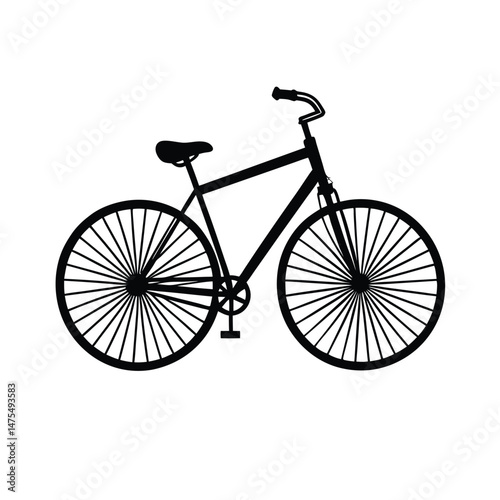 vintage bicycle retro style art