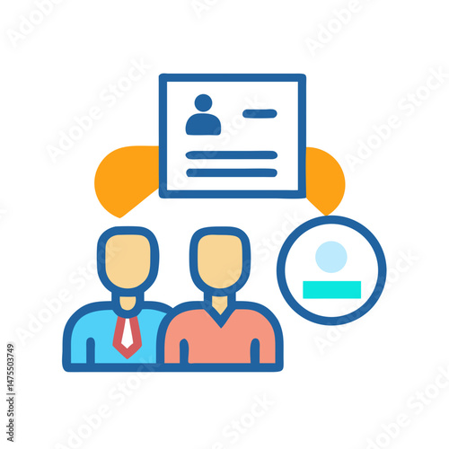 Team review and interview process with candidate profile