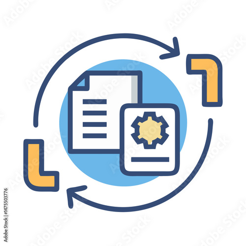 Process automation and integration with settings wheel and file