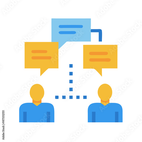 Teamwork Dialogue Connecting People with Messaging on Black