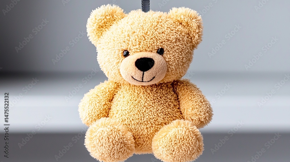 Obraz premium Hanging Plush Teddy Bear Toy.