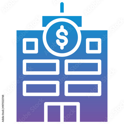 Bank Building Icon