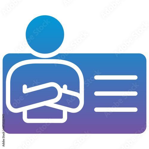 User Identity Card Icon