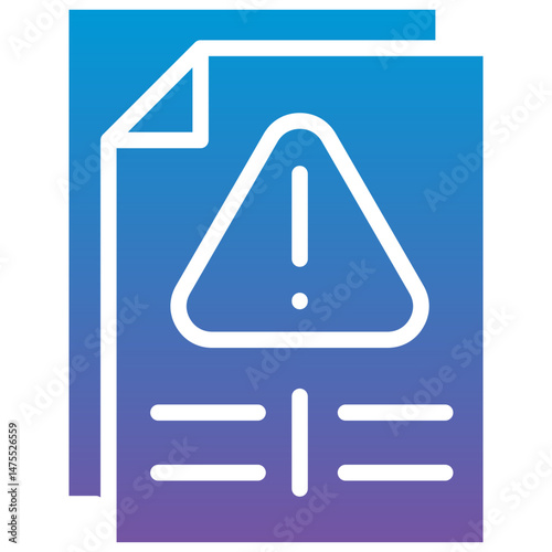 Warning Document Icon