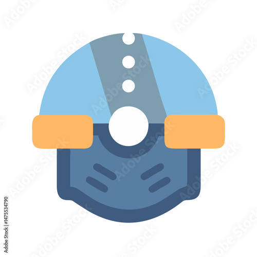 Stylized medical gown icon for design elements