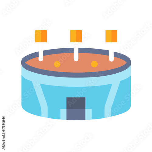 Illustration of stadium, arena, venue for sport games