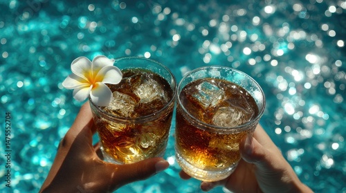 Two Elegant Poolside Summer Cocktails