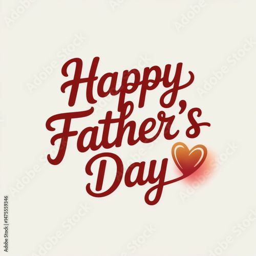 Wallpaper Mural  Happy father's day concept, Happy Father's Day logo design, Handwritten text with Father's Day with love vector logo, love for fathers. isolated on white background. EPS 10 Torontodigital.ca