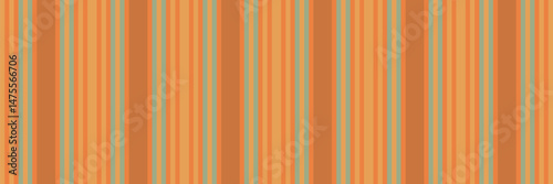 Pnniversary stripe textile background, desert fabric vector texture. Basculine seamless vertical pattern lines in orange and pastel colors.