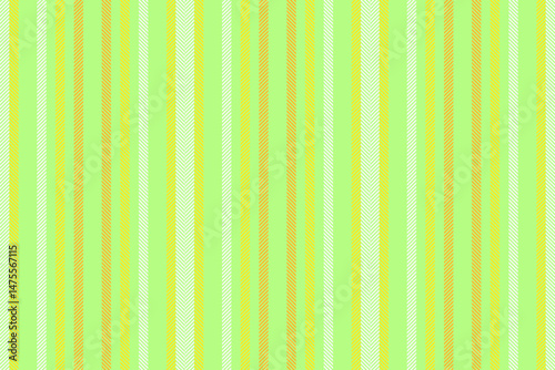 Professional background fabric pattern, mexican seamless texture textile. Hunter vector vertical lines stripe in green and yellow colors.