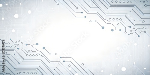 Circuit Board Abstraction: A high-tech, detailed view of a circuit board, displaying a network of intricate pathways, connections, and electronic components that bring technology to life.