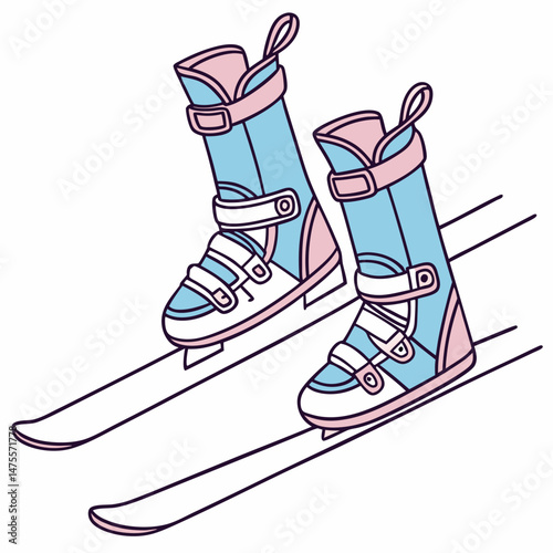 snowboard vector illustration