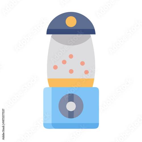 Retro Candy Dispenser Machine Icon - Sweet Treat Delight