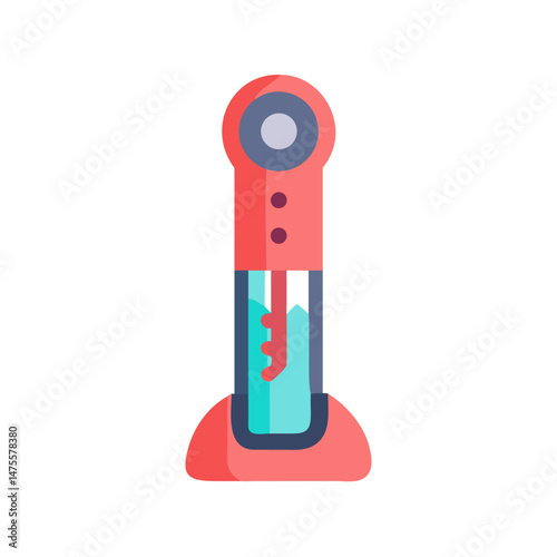 Hand blender flat illustration for online shops or website