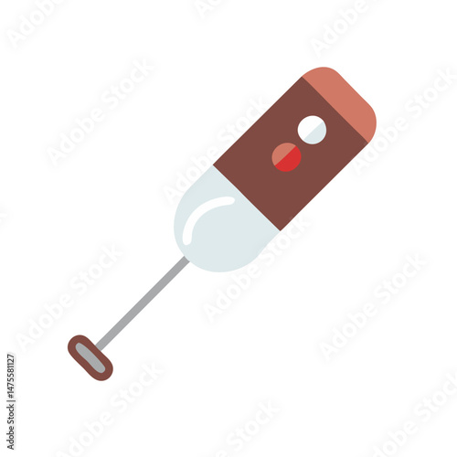 Hand blender or immersion blender kitchen vector illustration