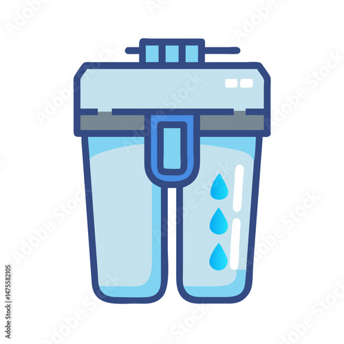 Water filter system, water purification and healthy lifestyle