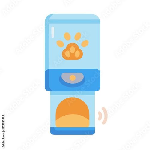 Smart automatic pet feeder with food and sensor
