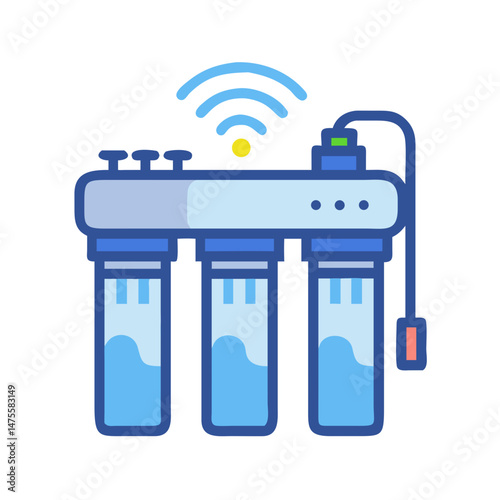 Smart home water filtration system with WiFi connectivity