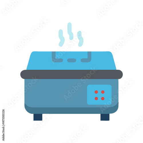 Humidifier vector icon. Air moisture home appliance.