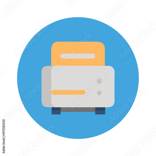 Toaster Icon: Breakfast appliance for cooking bread