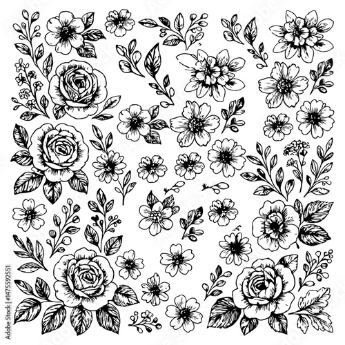 This flower image is suitable for various digital needs, including web design, promotional materials, social media, e-greeting cards, and digital decorative elements. With a transparent or neutral 