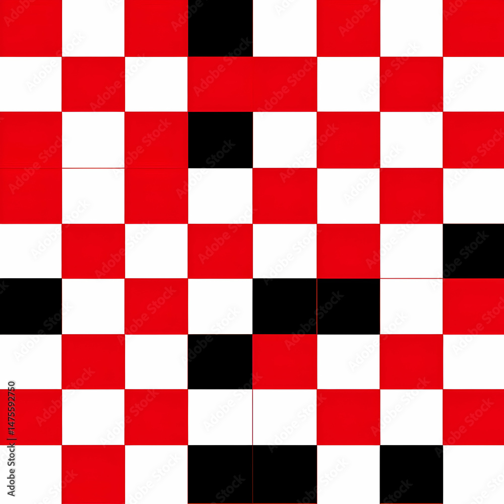 Abstract red and black checkered pattern background. Ideal for website design or graphic design projects Abstract red and black checkered pattern background. Ideal for website design or graphic design projects