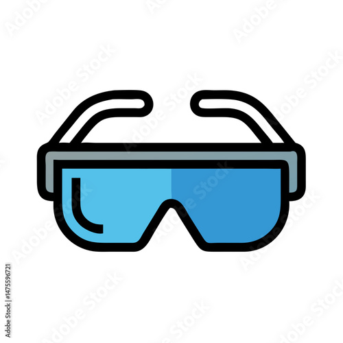 Safety glasses, protection eyewear for laboratory or industrial safety
