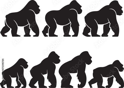 Bigfoot Walking Through Forest Silhouette

Legend of the Sasquatch Vector Scene

Mysterious Bigfoot Shadow in Trees

Cryptid in the Wilderness Silhouette Art

Bigfoot Sighting Silhouette Design