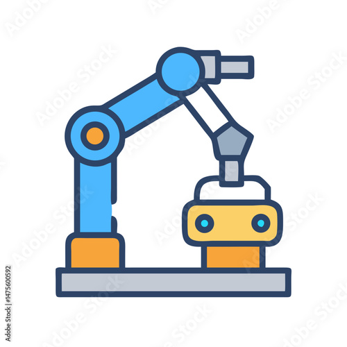 Robotic Arm Automating Production in a Manufacturing Environment